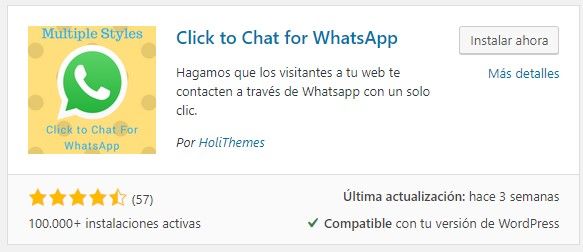 añadir un plugin de whastapp en nuestra web